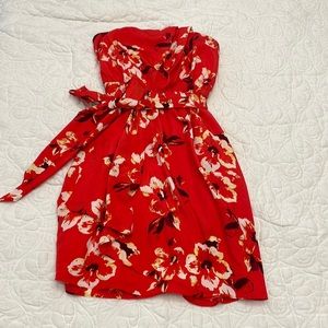 Express strapless dress